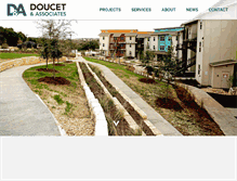 Tablet Screenshot of doucetengineers.com